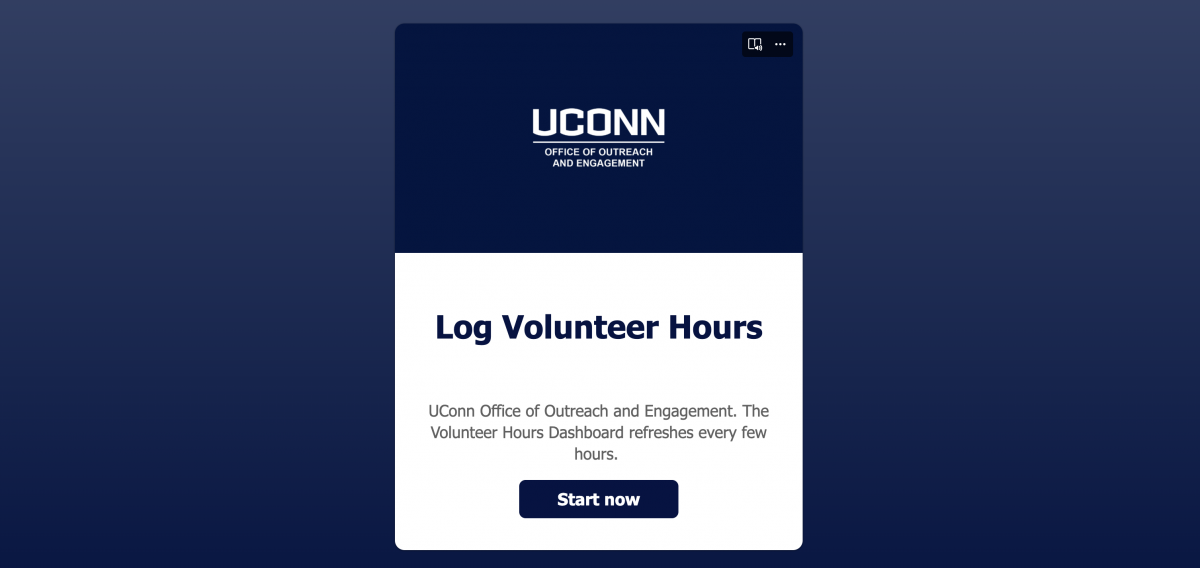 Log Volunteer Hours Form